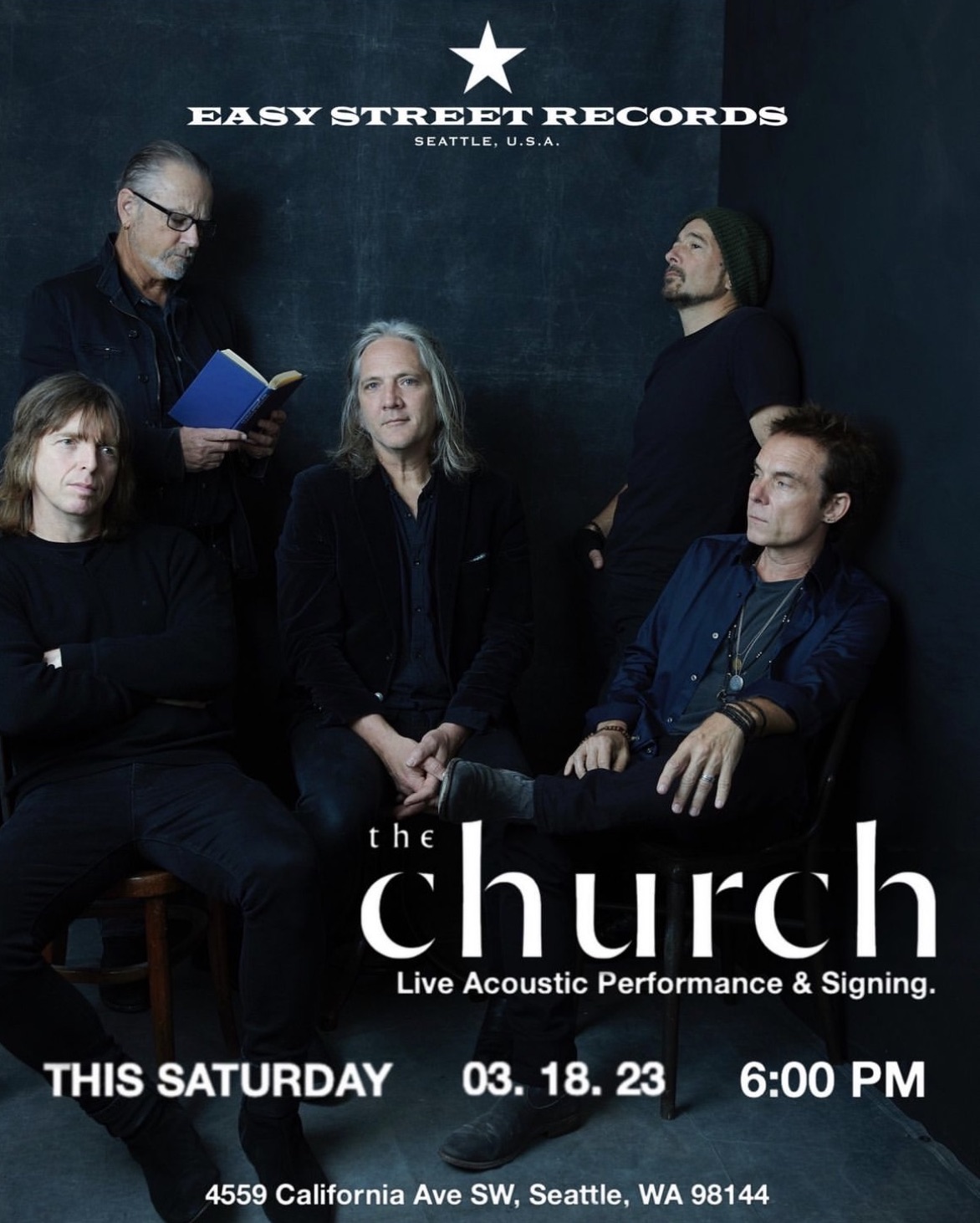 Australian band The Church will be live at Easy Street Records March 18